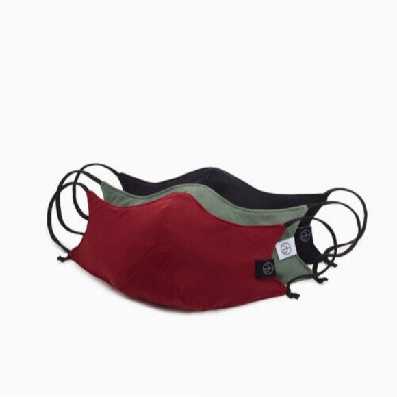 rag & bone Other - rag & bone The Stealth Face Mask 3-Pack Berry/Army/Black BNWT Lot Of 1,000 Packs